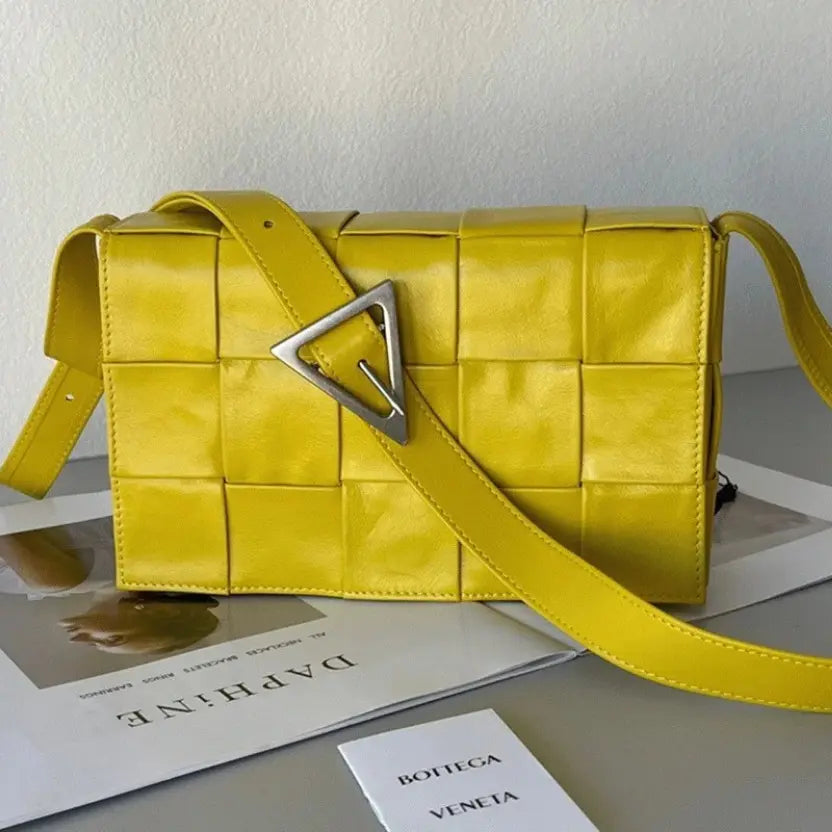 Boutique Quality || Bottega Veneta Cassette Bag In Yellow