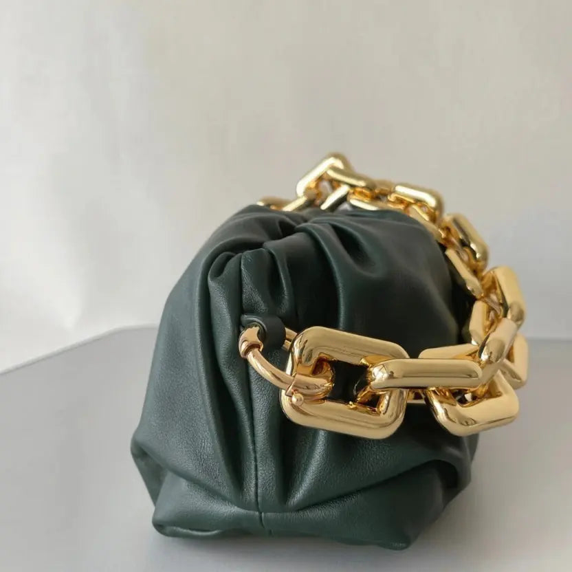 Boutique Quality || Bottega Veneta The Chain Pouch Bag Raintree