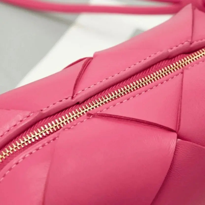 Boutique Quality || Bottega Veneta Mini Cassette Camera Bag Cranberry