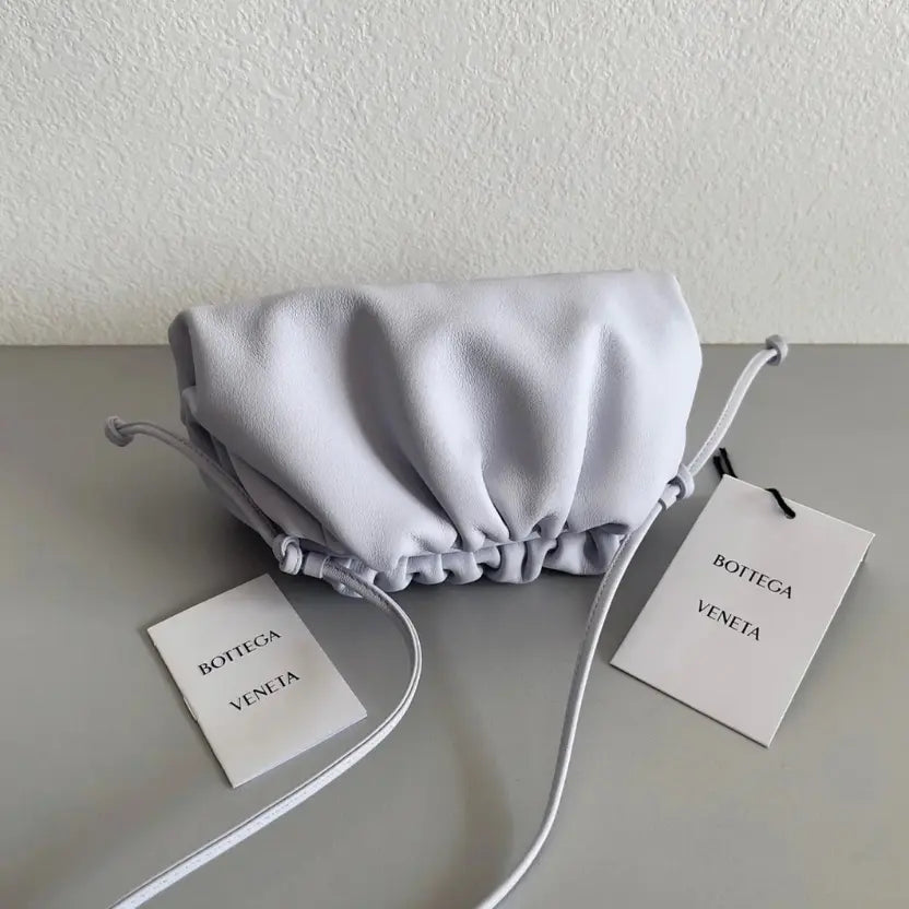 Boutique Quality || Bottega Veneta Mini Pouch with Strap Mirth Washed