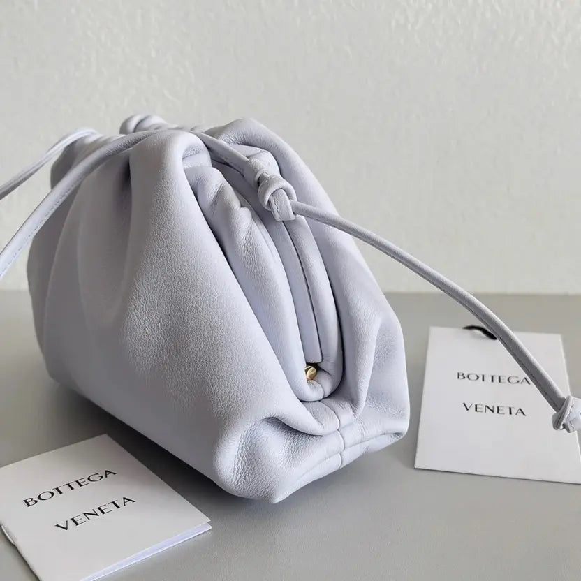 Boutique Quality || Bottega Veneta Mini Pouch with Strap Mirth Washed