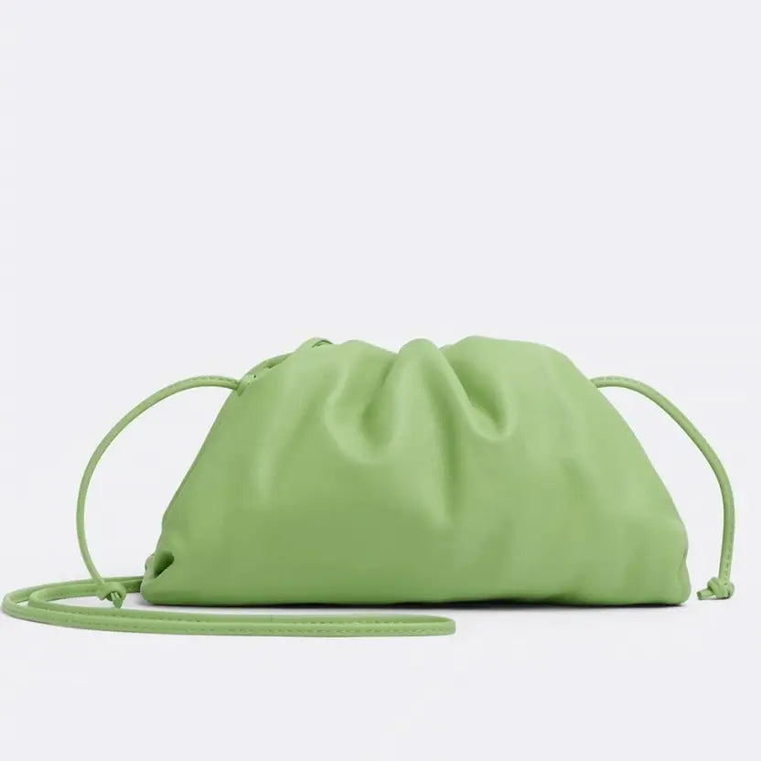Boutique Quality || Bottega Veneta Mini Pouch with Strap Pistachio