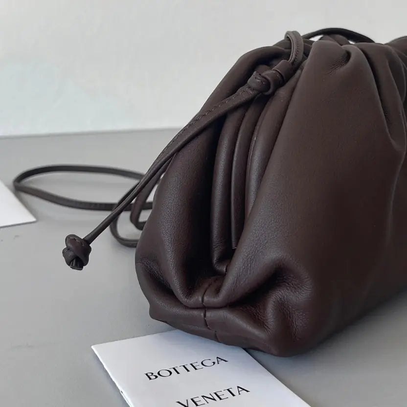 Boutique Quality || Bottega Veneta Mini Pouch with Strap Fondant