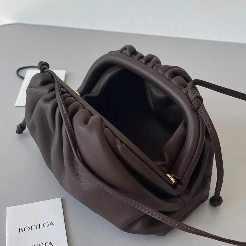 Boutique Quality || Bottega Veneta Mini Pouch with Strap Fondant