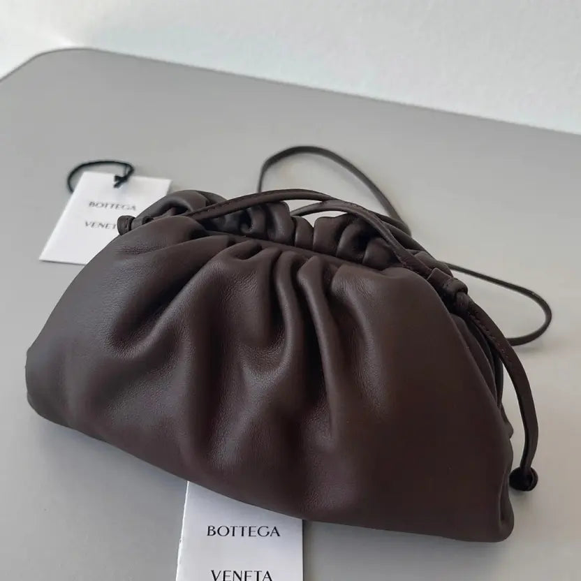 Boutique Quality || Bottega Veneta Mini Pouch with Strap Fondant
