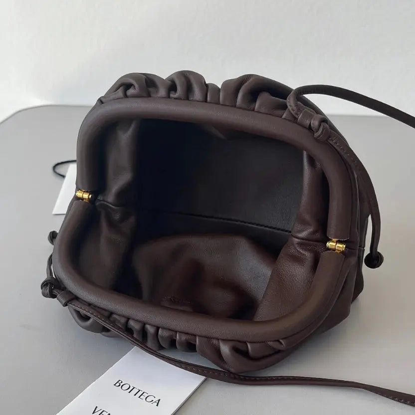 Boutique Quality || Bottega Veneta Mini Pouch with Strap Fondant