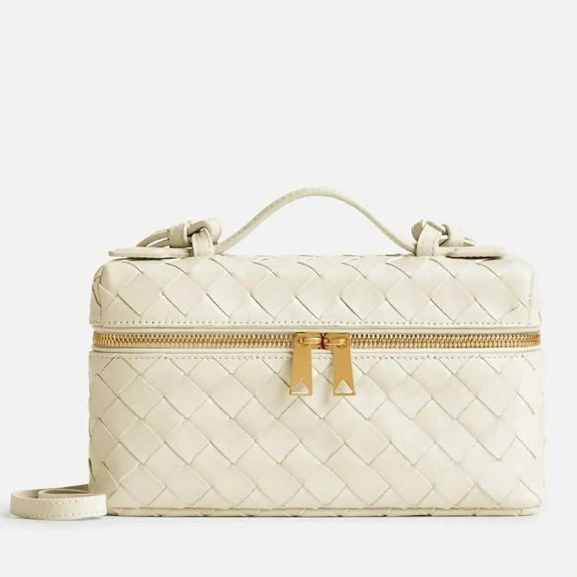 Boutique Quality || Bottega Veneta Bang Bang Vanity Case Ivory