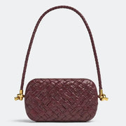 Boutique Quality || Bottega Veneta Knot Minaudiere On Strap Barolo Foulard Intreccio