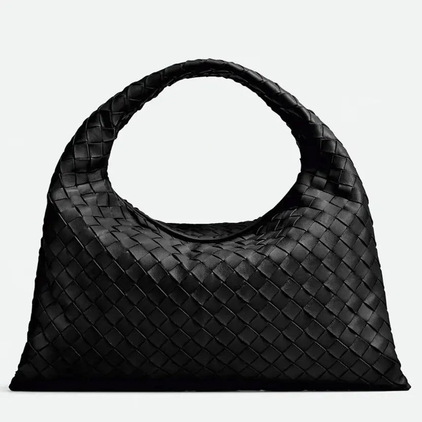 Boutique Quality || Bottega Veneta Small Hop Bag Black