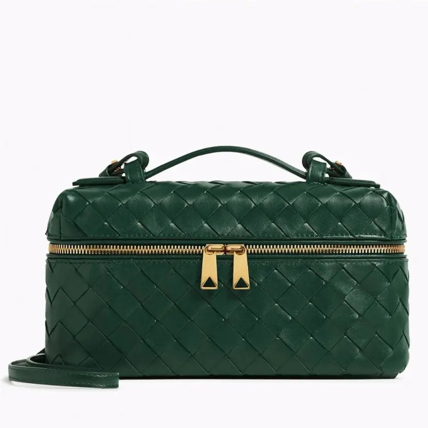 Boutique Quality || Bottega Veneta Bang Bang Vanity Case Green