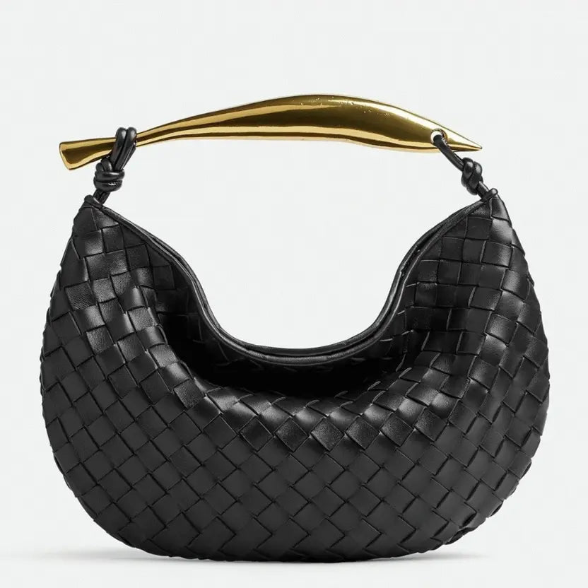 Boutique Quality || Bottega Veneta Sardine Small Bag Black