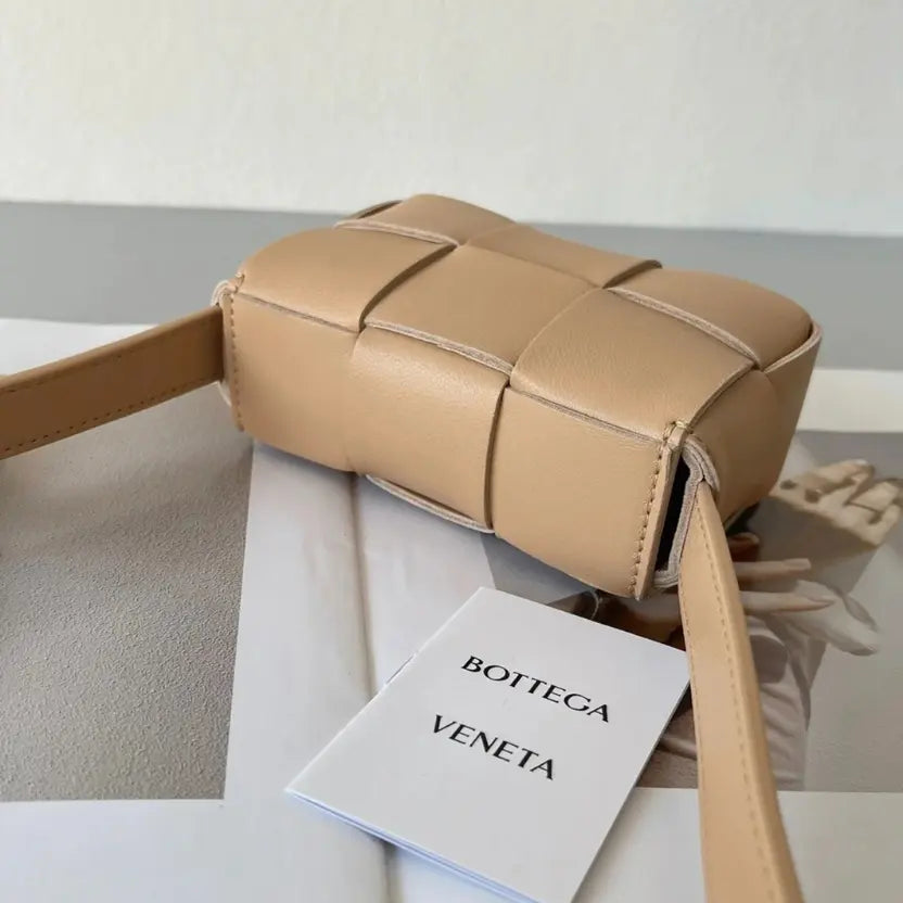 Boutique Quality || Bottega Veneta Candy Cassette Bag In Almond