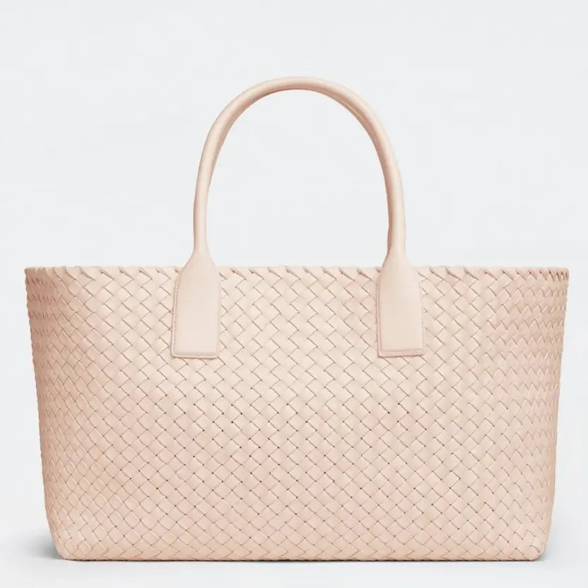 Boutique Quality || Bottega Veneta Cabat Medium Bag In Melon Intrecciato Lambskin
