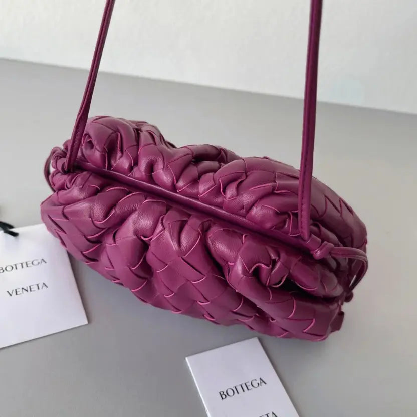 Boutique Quality || Bottega Veneta Mini Pouch with Strap Cinnabar