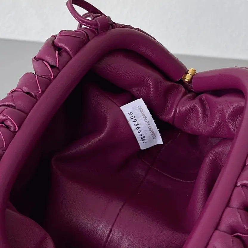 Boutique Quality || Bottega Veneta Mini Pouch with Strap Cinnabar