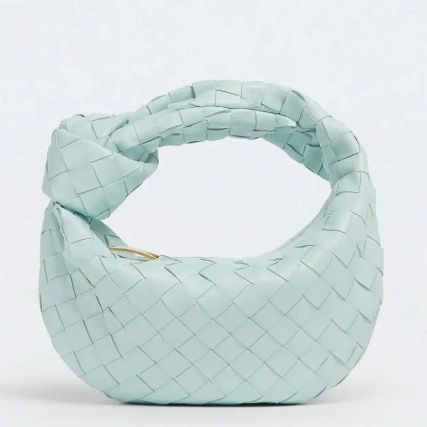 Boutique Quality || Bottega Veneta BV Jodie Mini Bag Teal Washed