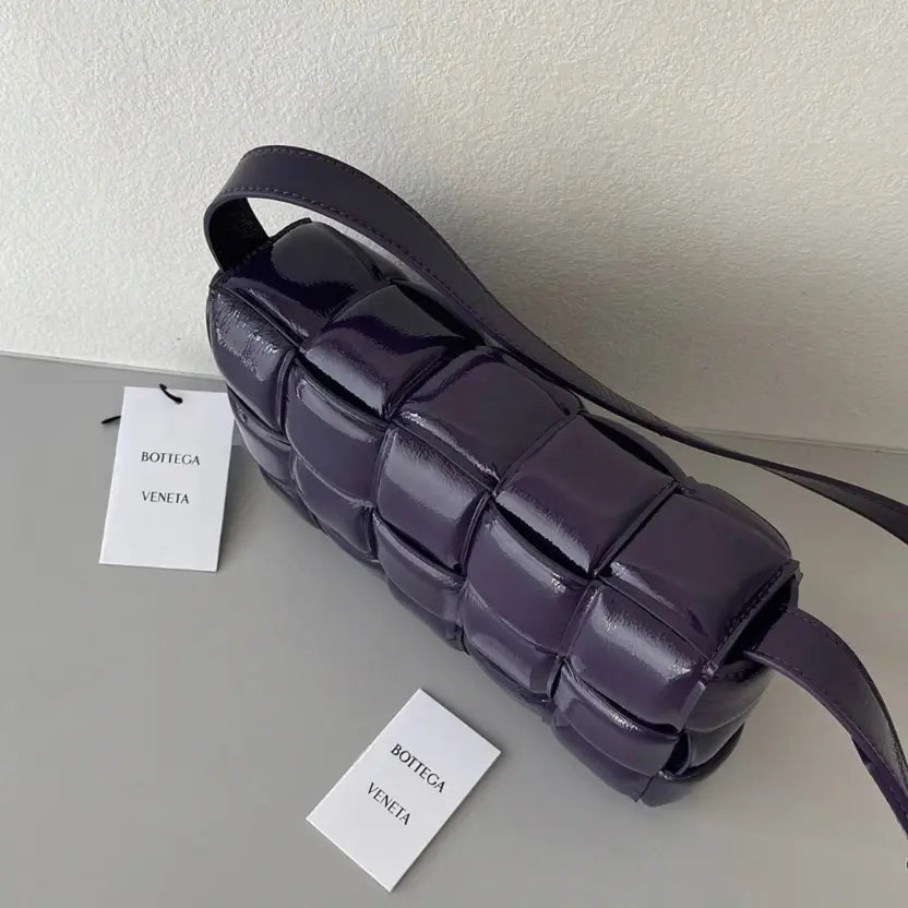 Boutique Quality || Bottega Veneta Padded Cassette Bag In Purple