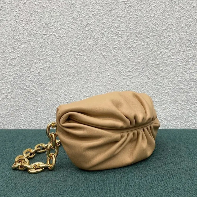 Boutique Quality || Bottega Veneta The Pouch Belt Bag Almond