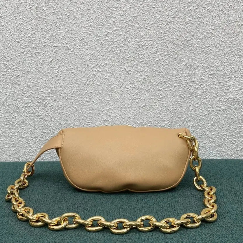 Boutique Quality || Bottega Veneta The Pouch Belt Bag Almond