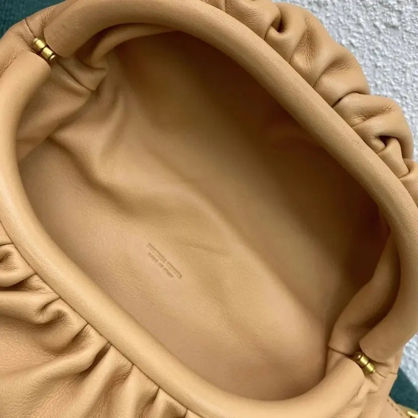 Boutique Quality || Bottega Veneta The Pouch Belt Bag Almond