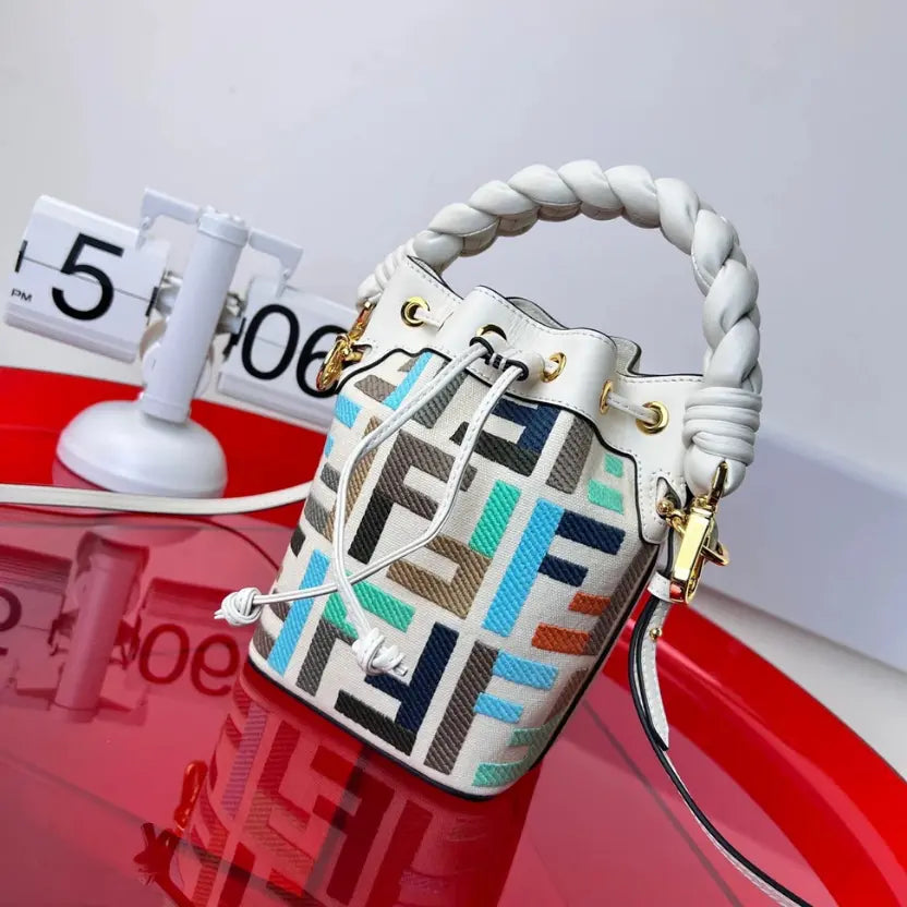 Boutique Quality || Fendi Mini Mon Tresor Bucket Bag
