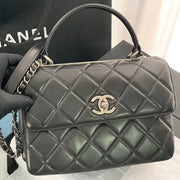 Boutique Quality || CHANEL FLAP BAG WITH TOP HANDLE