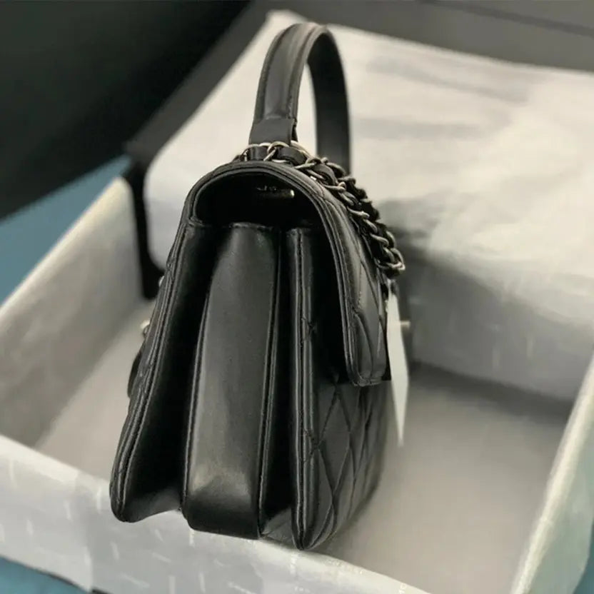 Boutique Quality || CHANEL FLAP BAG WITH TOP HANDLE