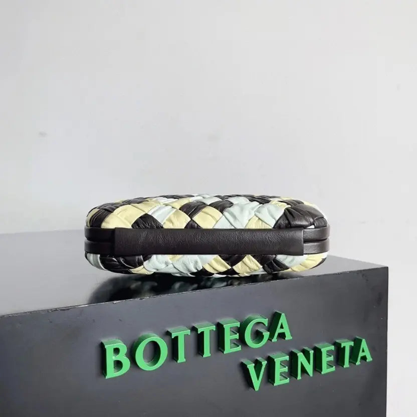 Boutique Quality || Bottega Veneta Knot Minaudiere Clutch Multicolour