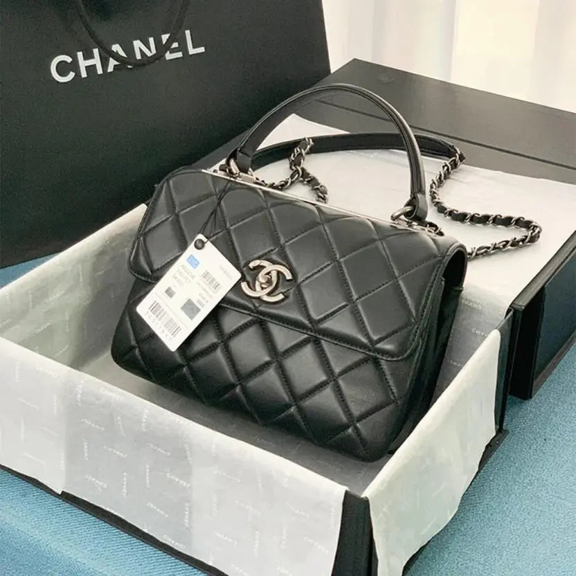 Boutique Quality || CHANEL FLAP BAG WITH TOP HANDLE