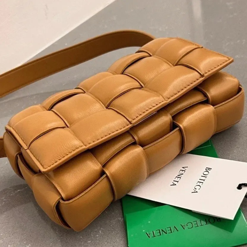 Boutique Quality || Bottega Veneta Small Padded Cassette Bag Camel
