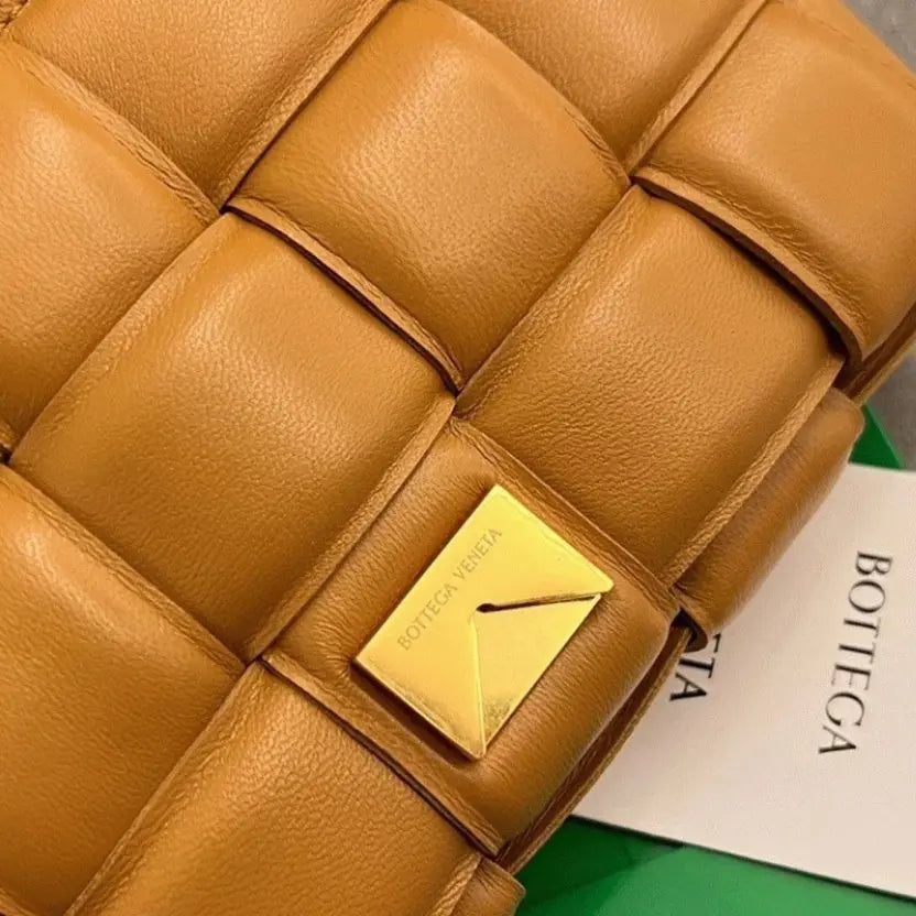 Boutique Quality || Bottega Veneta Small Padded Cassette Bag Camel