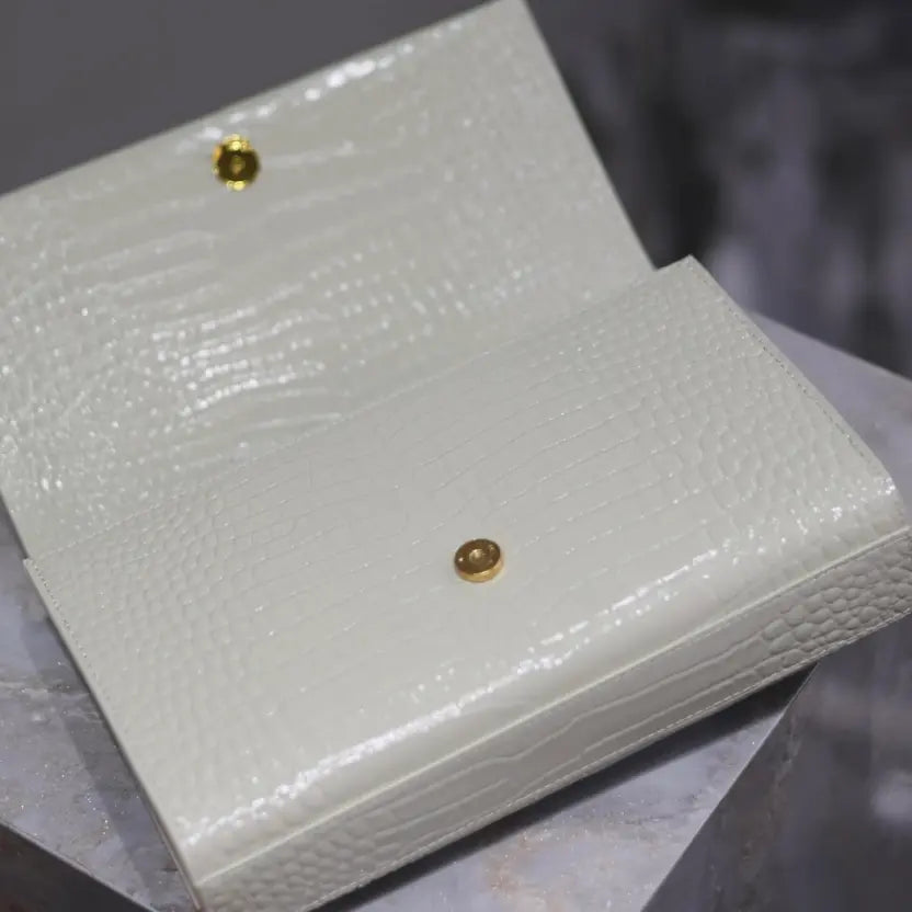Boutique Quality || YSL KATE 24cm Tassel Bag in White
