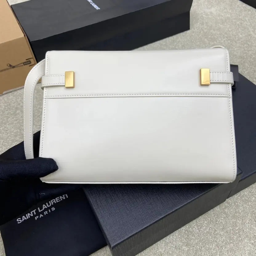 Boutique Quality || YSL White Baguette Bag