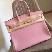 Boutique Quality || Elegant Pink Hermes Birkin 30cm Luxury