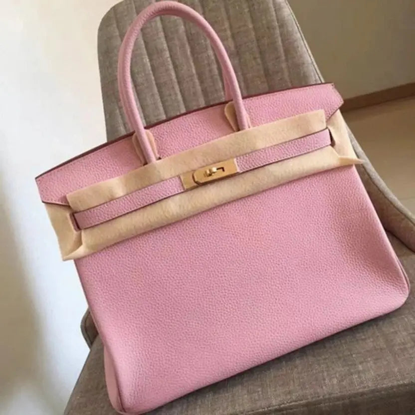 Boutique Quality || Elegant Pink Hermes Birkin 30cm Luxury