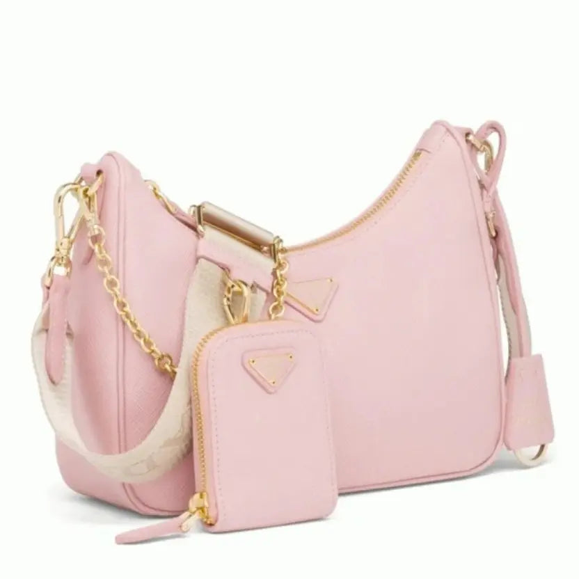Boutique Quality || Prada Re-Edition 2005 Shoulder Bag in Pink