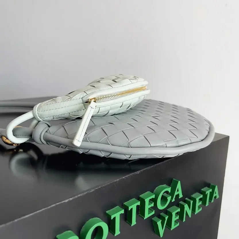 Boutique Quality || Bottega Veneta Gemelli Small Bag Grey/Glacier