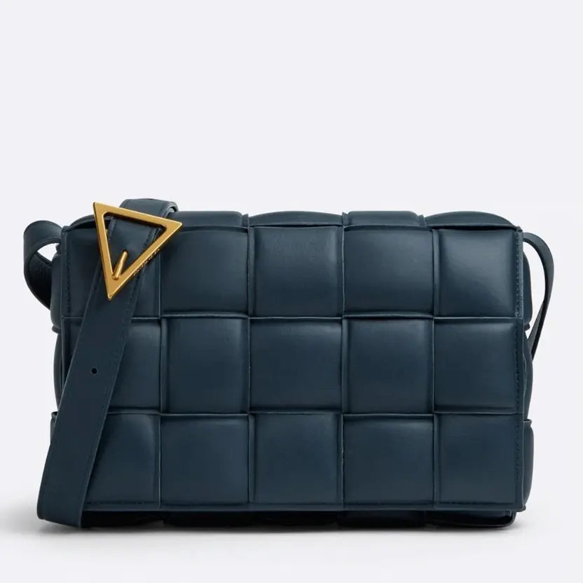 Boutique Quality || Bottega Veneta Padded Cassette Bag In Dark Blue