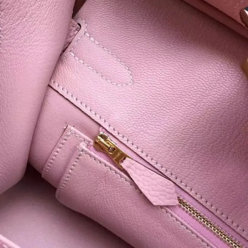Boutique Quality || Elegant Pink Hermes Birkin 30cm Luxury
