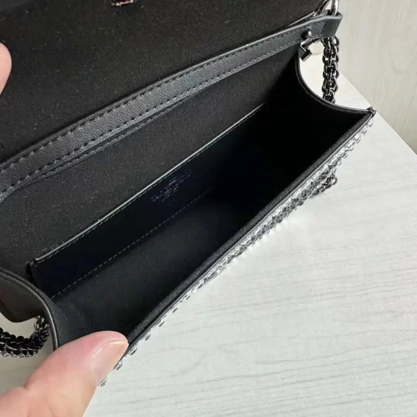 Boutique Level Quality || Valentino Garavani Small Locò Shoulder Bag in Black