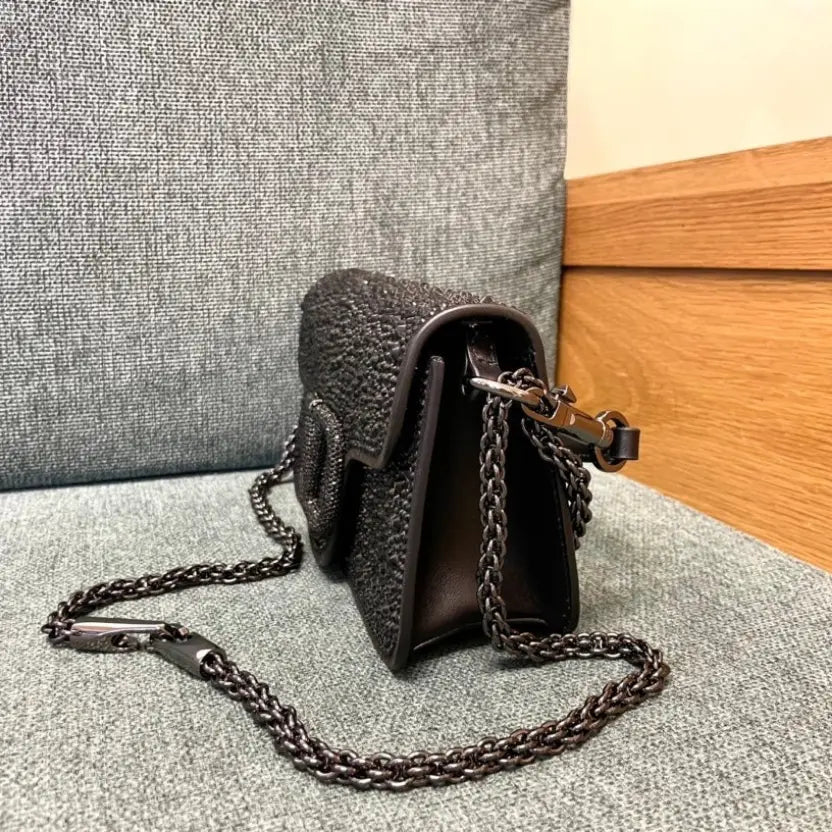 Boutique Level Quality || Valentino Garavani Locò Shoulder Bag in Brown