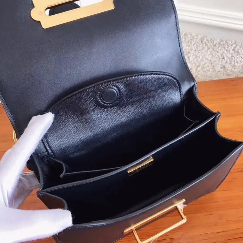 Boutique Quality || Prada Black Cahier Shoulder Bag