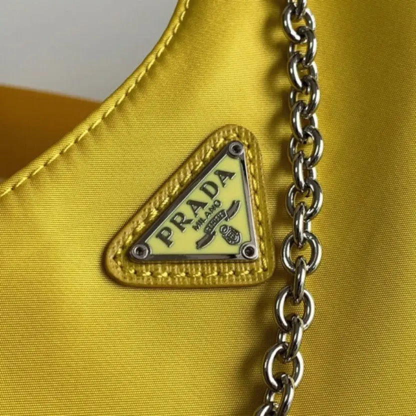 Boutique Quality || Prada Re-Edition Shoulder Bag in Yellow
