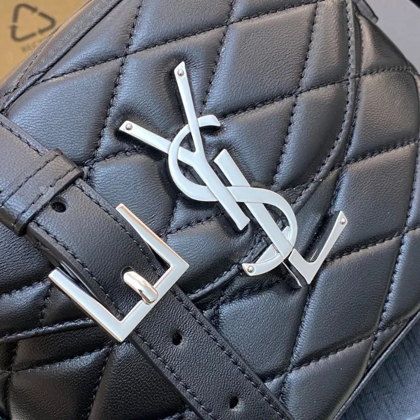 Boutique Quality || YSL Quilted Lambskin Leather Box Bag