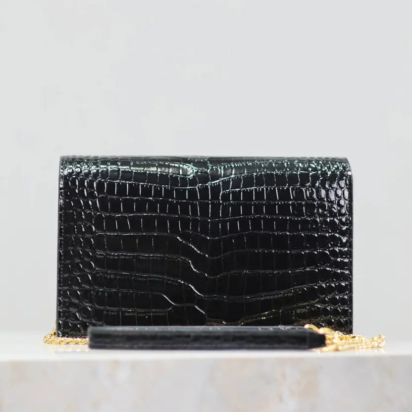 Boutique Quality || YSL Kate Tassel Chain Bag in Black