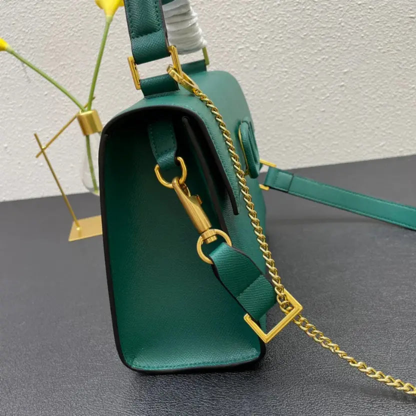 Boutique Level Quality || Valentino Garavani VSLING Handbag in Green