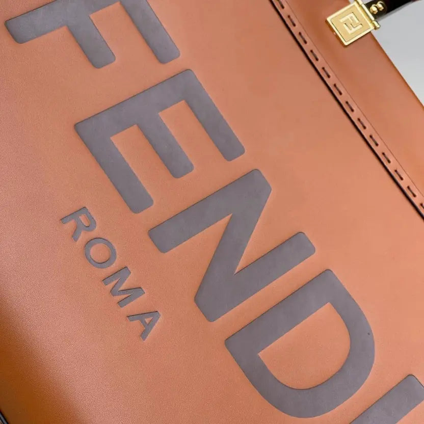 Boutique Quality || Fendi Sun Shine Tortoiseshell Tote Bag