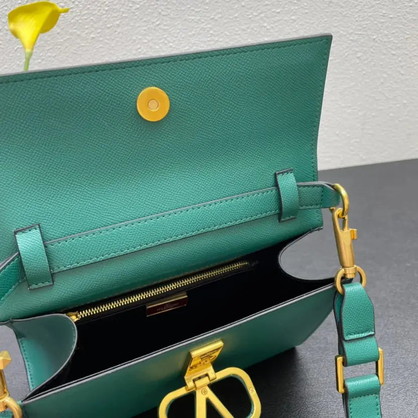 Boutique Level Quality || Valentino Garavani VSLING Handbag in Green