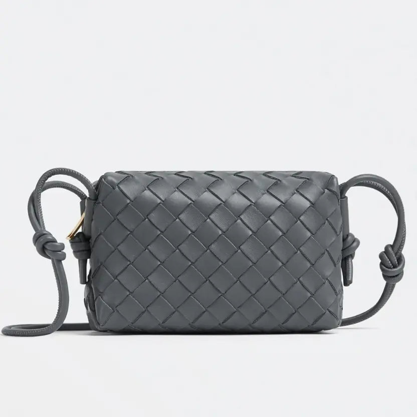 Boutique Quality || Bottega Veneta Loop Mini Bag Grey