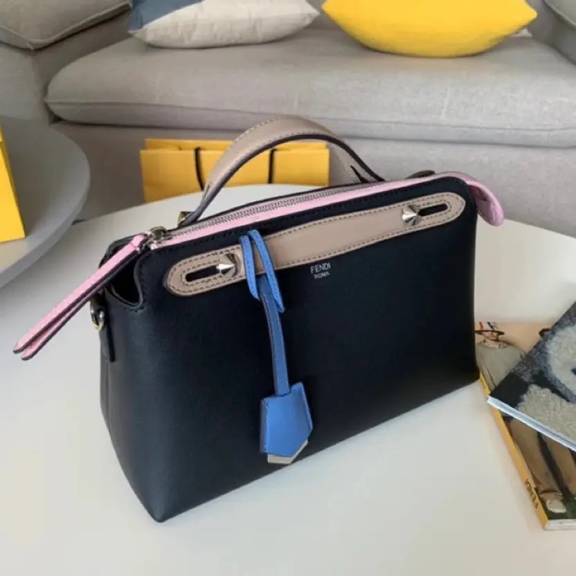 Boutique Quality || Fendi By The Way Medium Boston Bag in Black